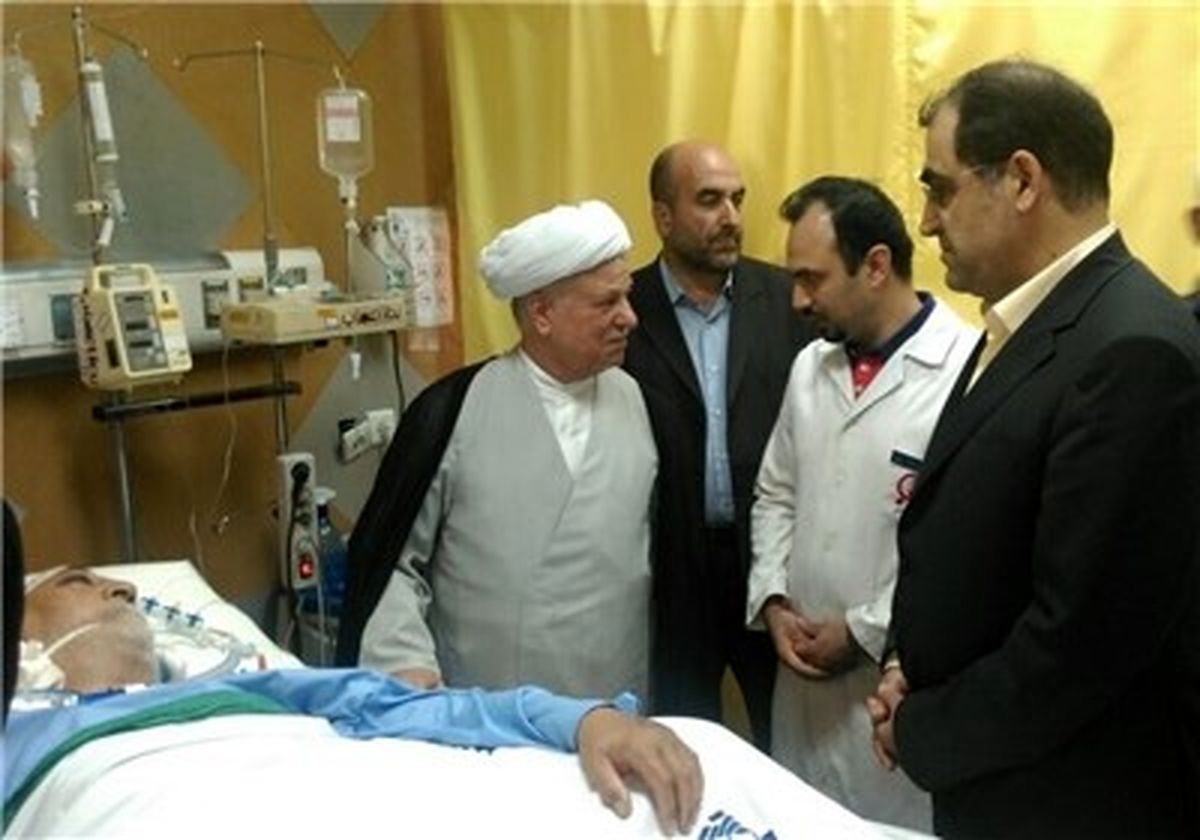 دو هاشمی به عیادت رفتند+تصویر