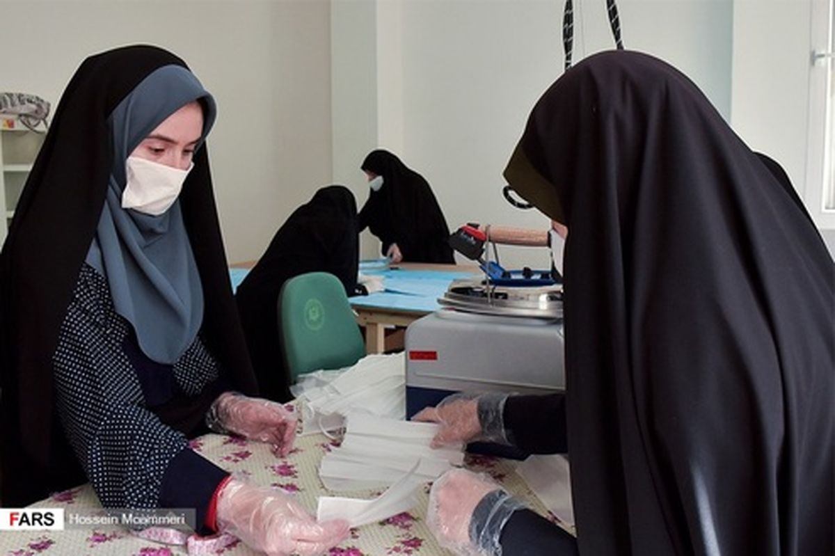 تصاویر: کارگاه تولید ماسک در بجنورد