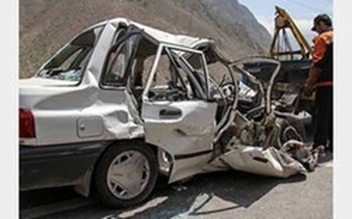 اتوبوس مسافربری چهار سرنشین پراید را زیر گرفت