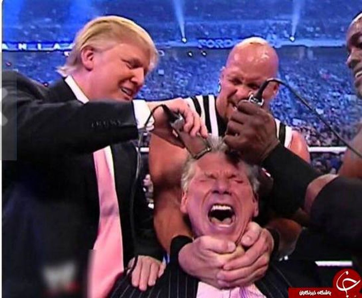 مهران مدیری و ترامپ در این کار شباهت دارند +تصاویر