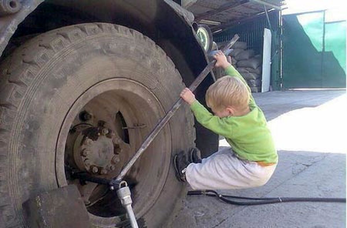 عکس/ نیم کیلو باش اما مرد باش