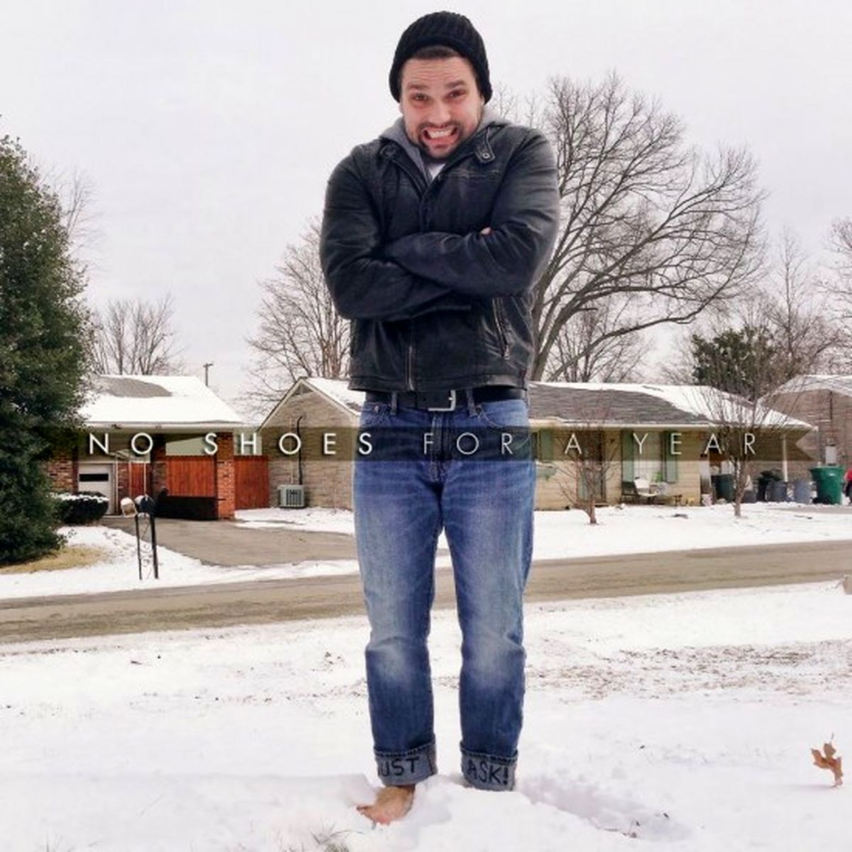 یکسال زندگی بدون کفش