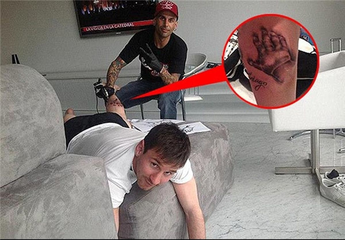 علاقه‌ به فرزند از نوع لیونل مسی/عکس