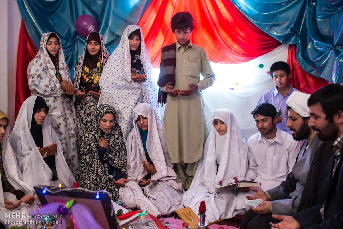 روایتی خواندنی از مراسم ساده عقد دو جوان جهادگر در نوروز