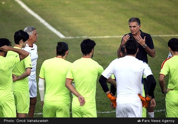 تصاویر: تمرین تیم ملی فوتبال ایران