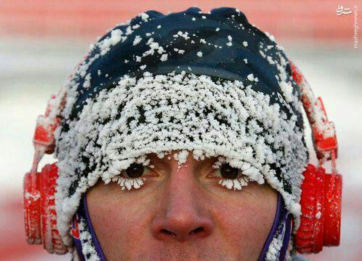 عاقبت دویدن در دمای ۲۵- درجه +عکس