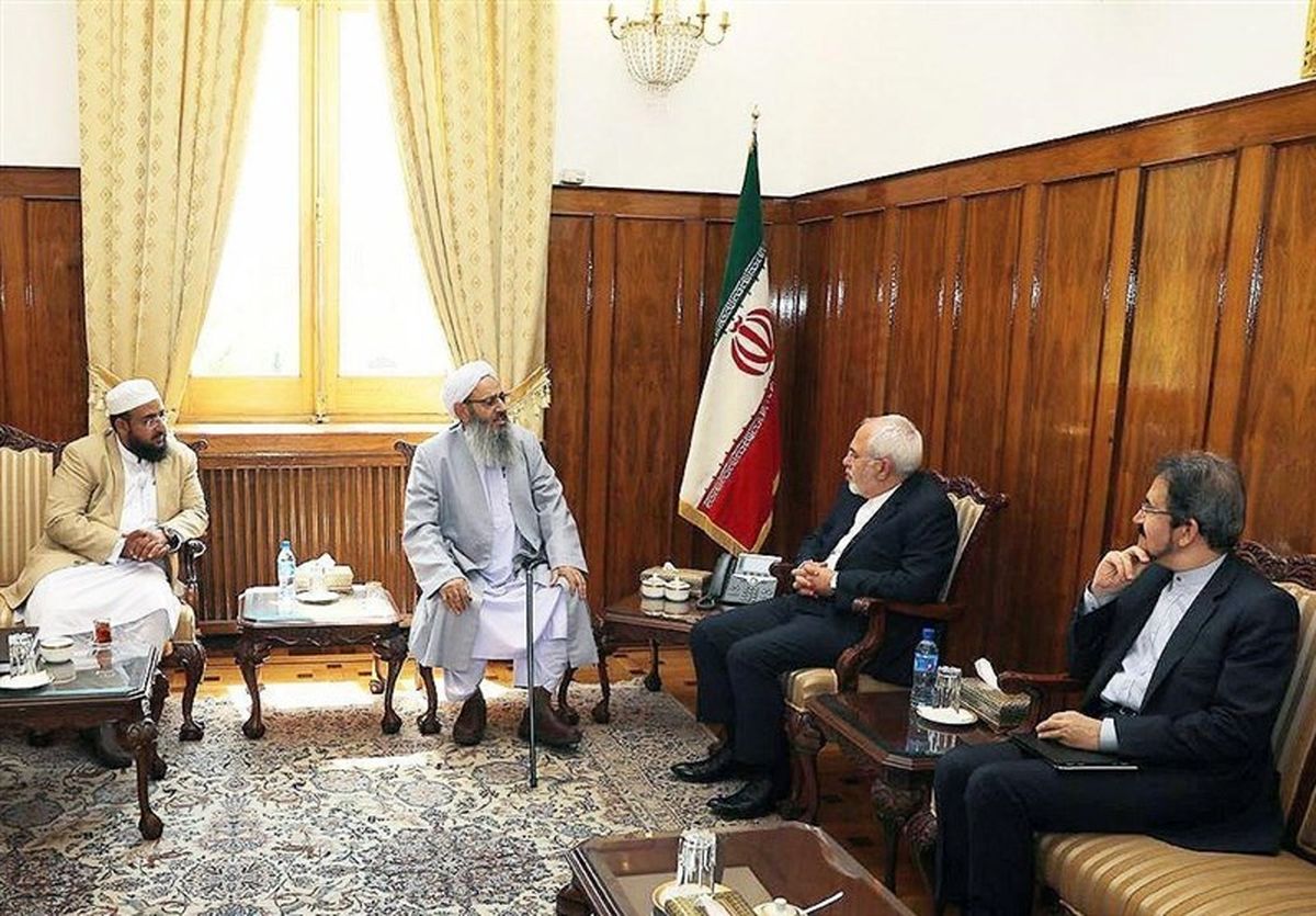 دیدار مولوی عبدالحمید با ظریف +عکس