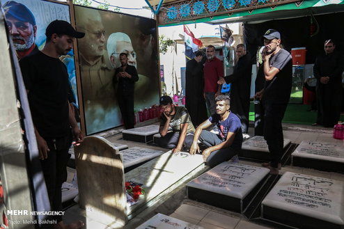 تصاویر: مزار شهید ابومهدی المهندس در وادی السلام نجف