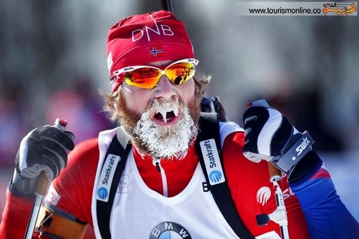 وقتی نفس هم یخ می زند! +عکس