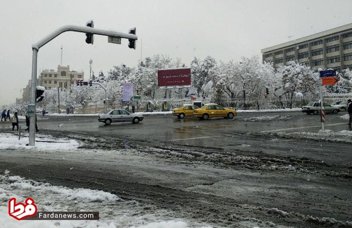 گزارش تصویری: صبح برفی تهران