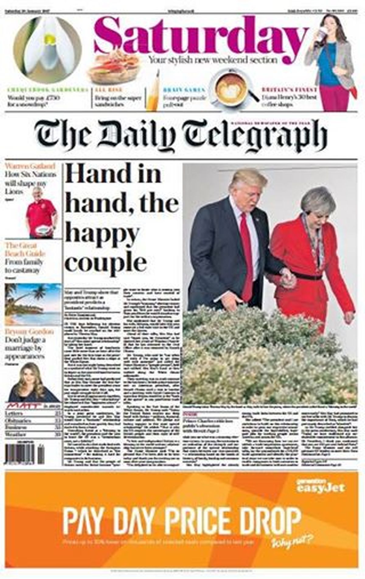 دونالد و ترزا؛ زوج خوشبخت! +عکس