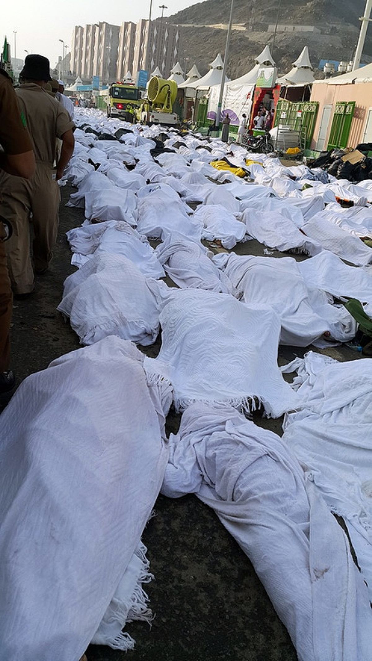 تصاویری غم انگیز از خيابان 204 منا