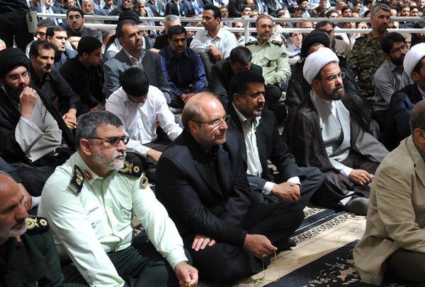 عکس/ قالیباف در مراسم ارتحال امام(ره)
