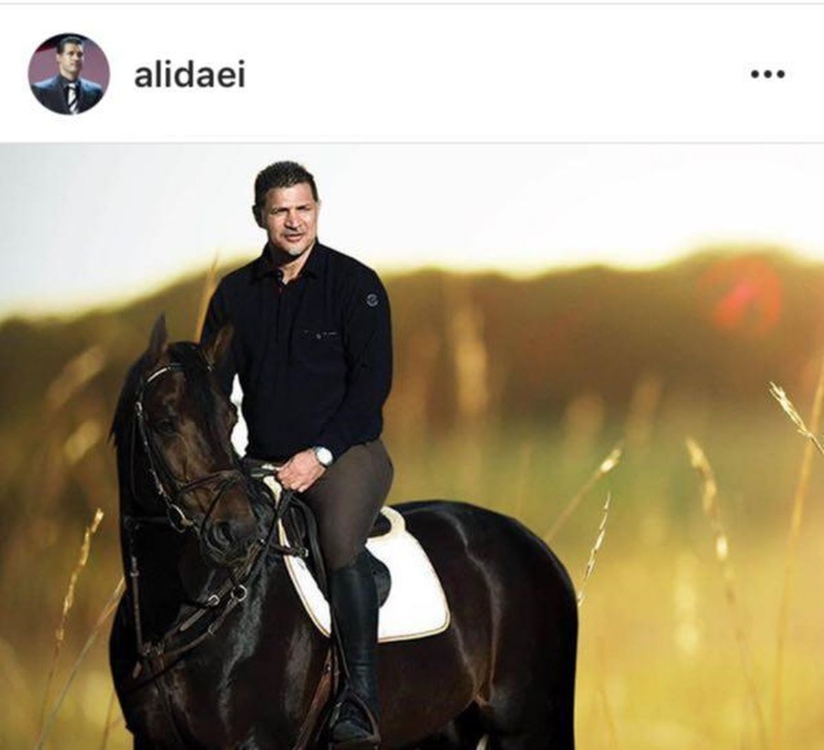 حرفه‎ای ترین سوارکار فوتبالی ایران +عکس