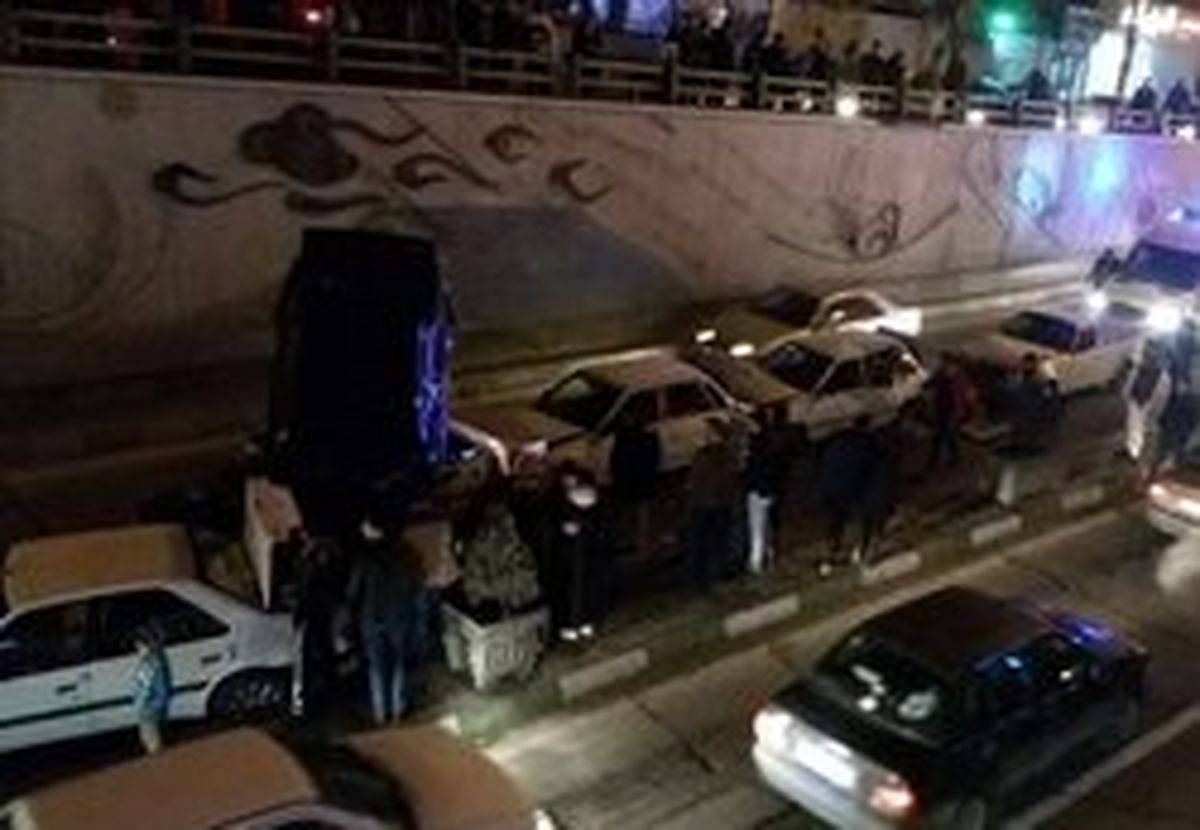 تصادف زنجیرهای در تبریز/ ۷ نفر مصدوم شدند