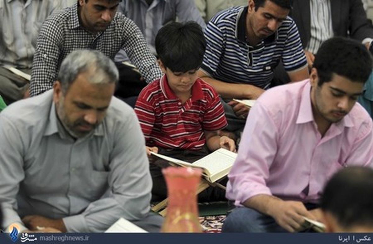 تصاویر/ عبادت کودکانه