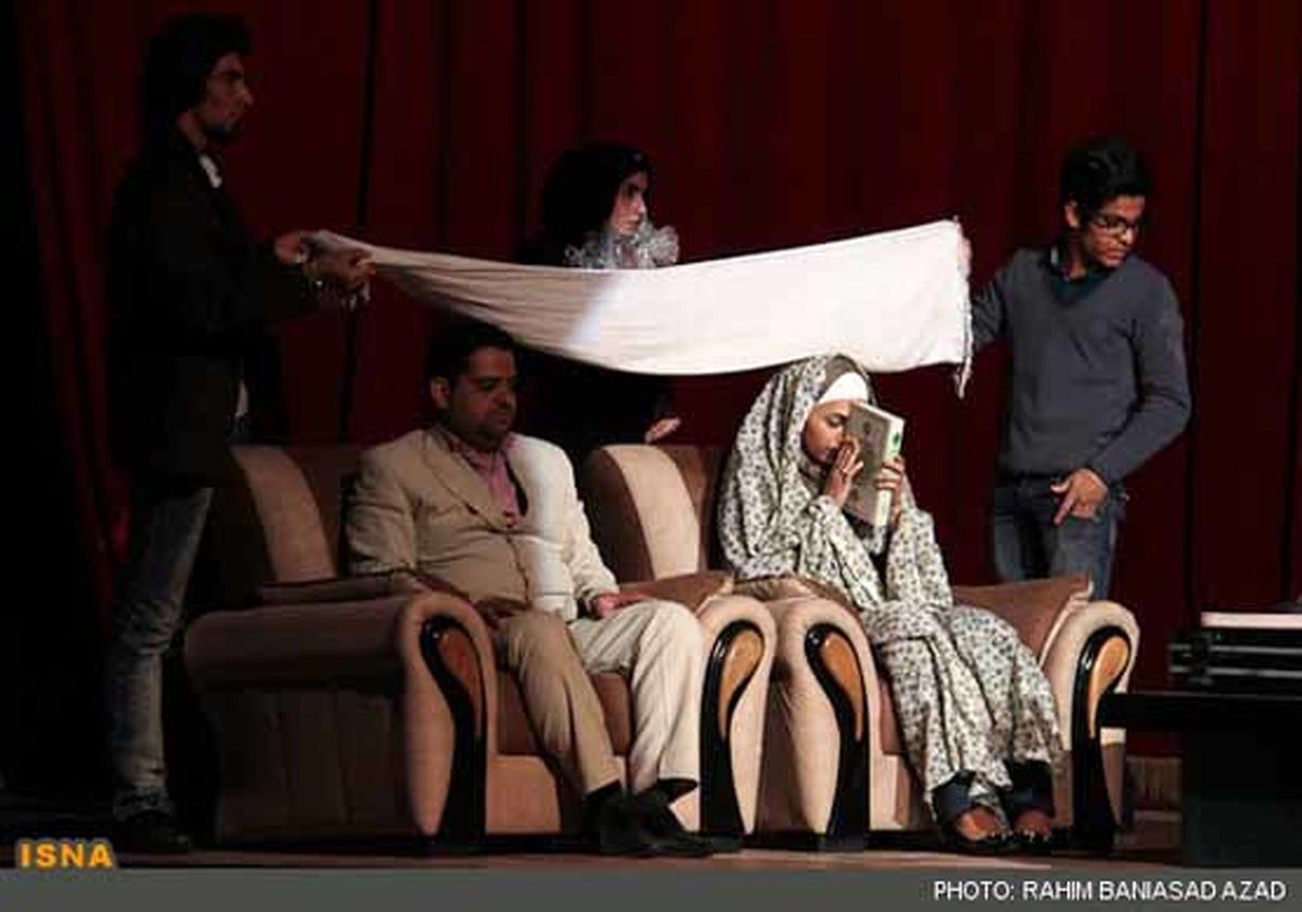 عکس/ ازدواج روی صحنه تئاتر