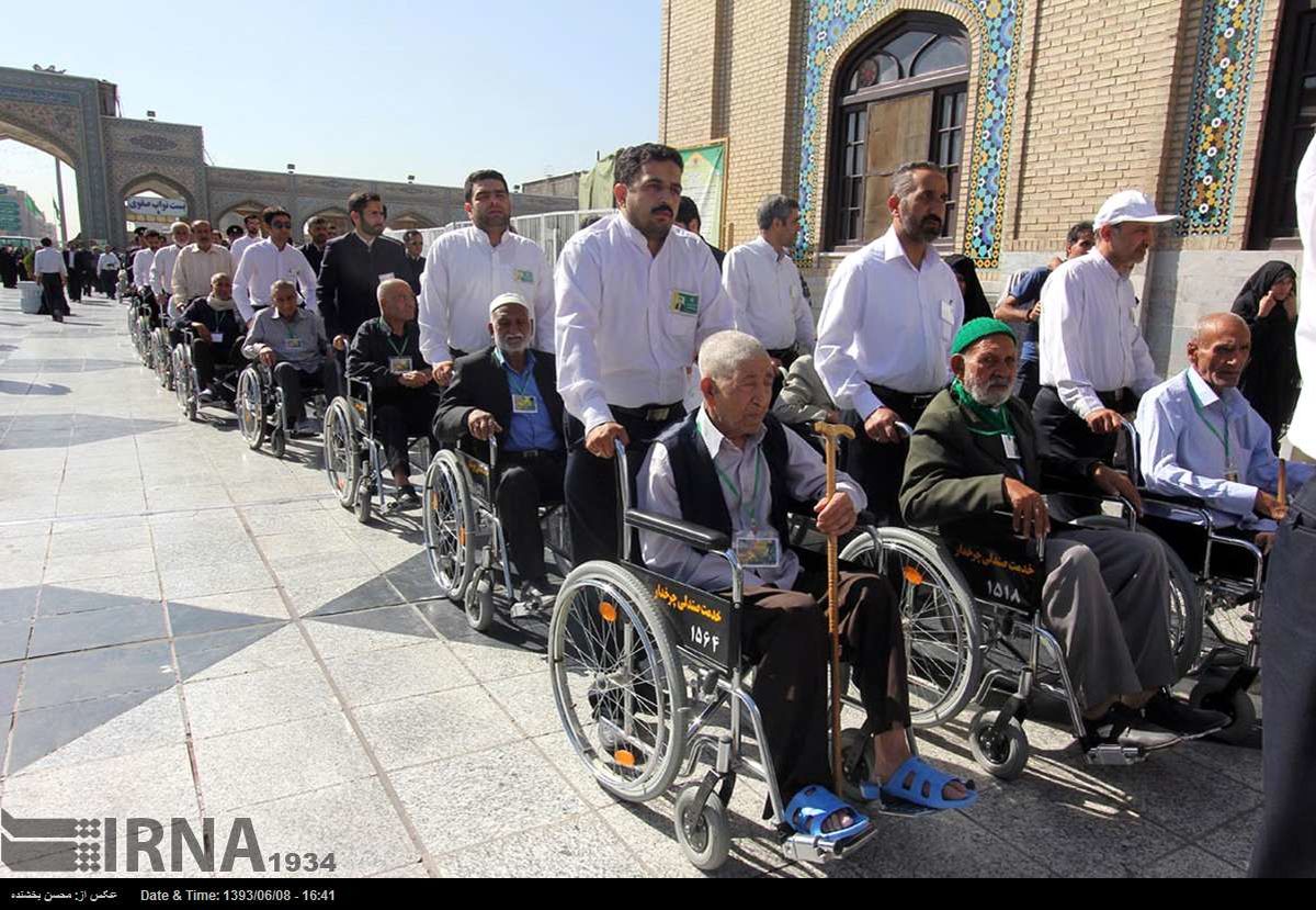 تصاویر/تشرفسالمندانبهحرممطهررضوی