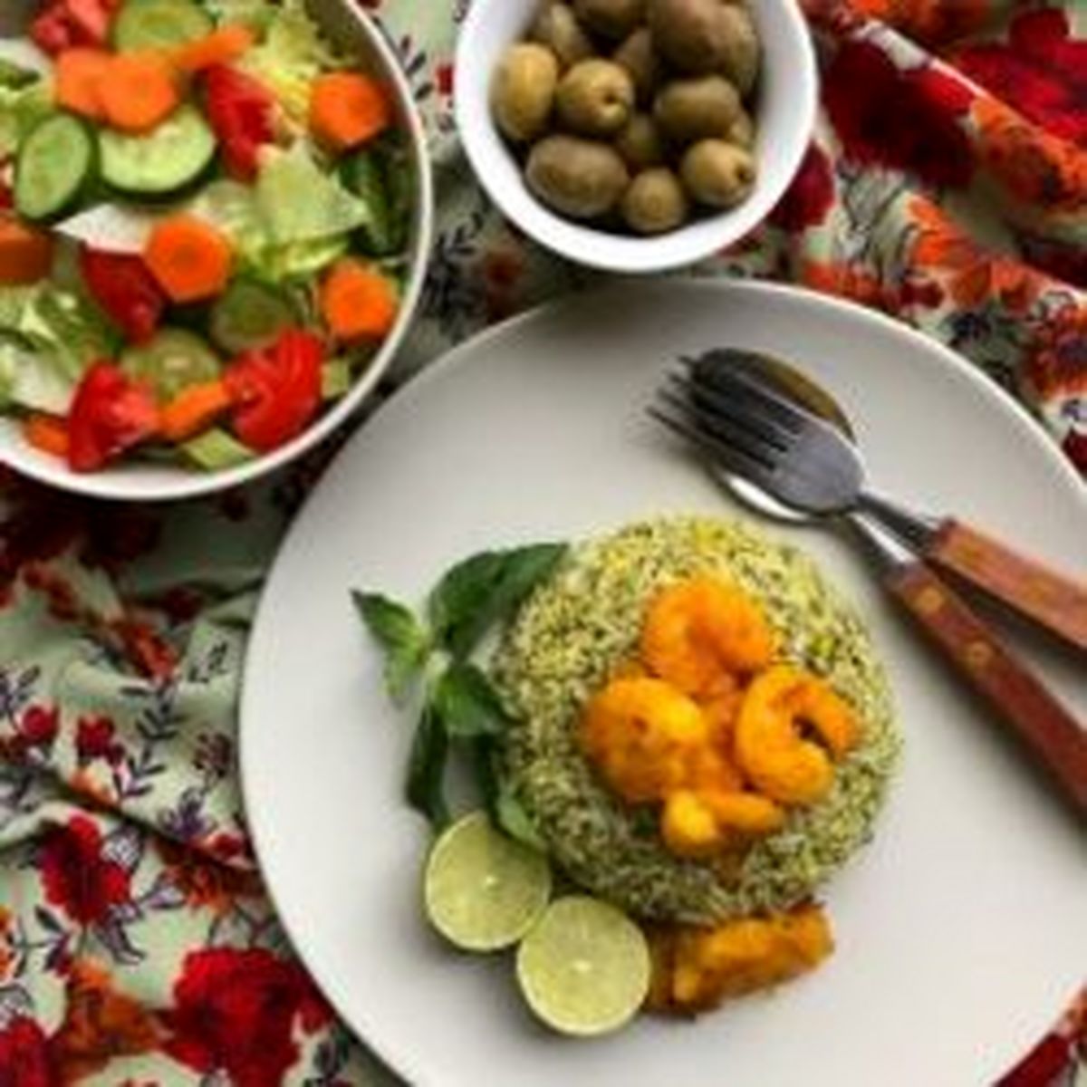 دستور پخت شوید پلو با میگو