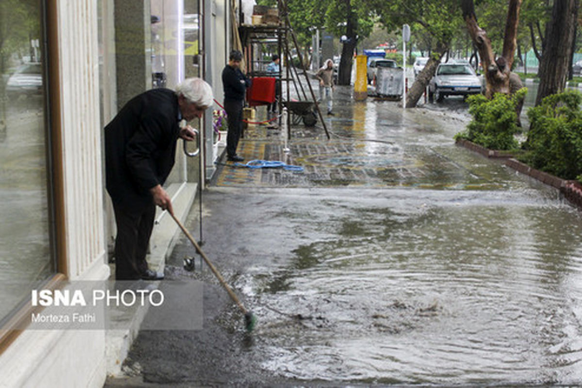 پیش بینی بارش شدید باران در ۱۲ استان