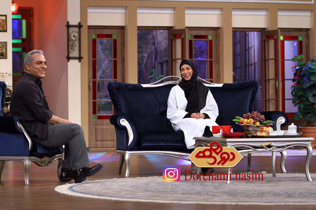 بازیگر مهران مدیری به مهمانی «دورهمی» رفت +عکس
