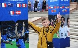 تصویر ملی‌پوشان ایران در پارک جام‌جهانی روسیه