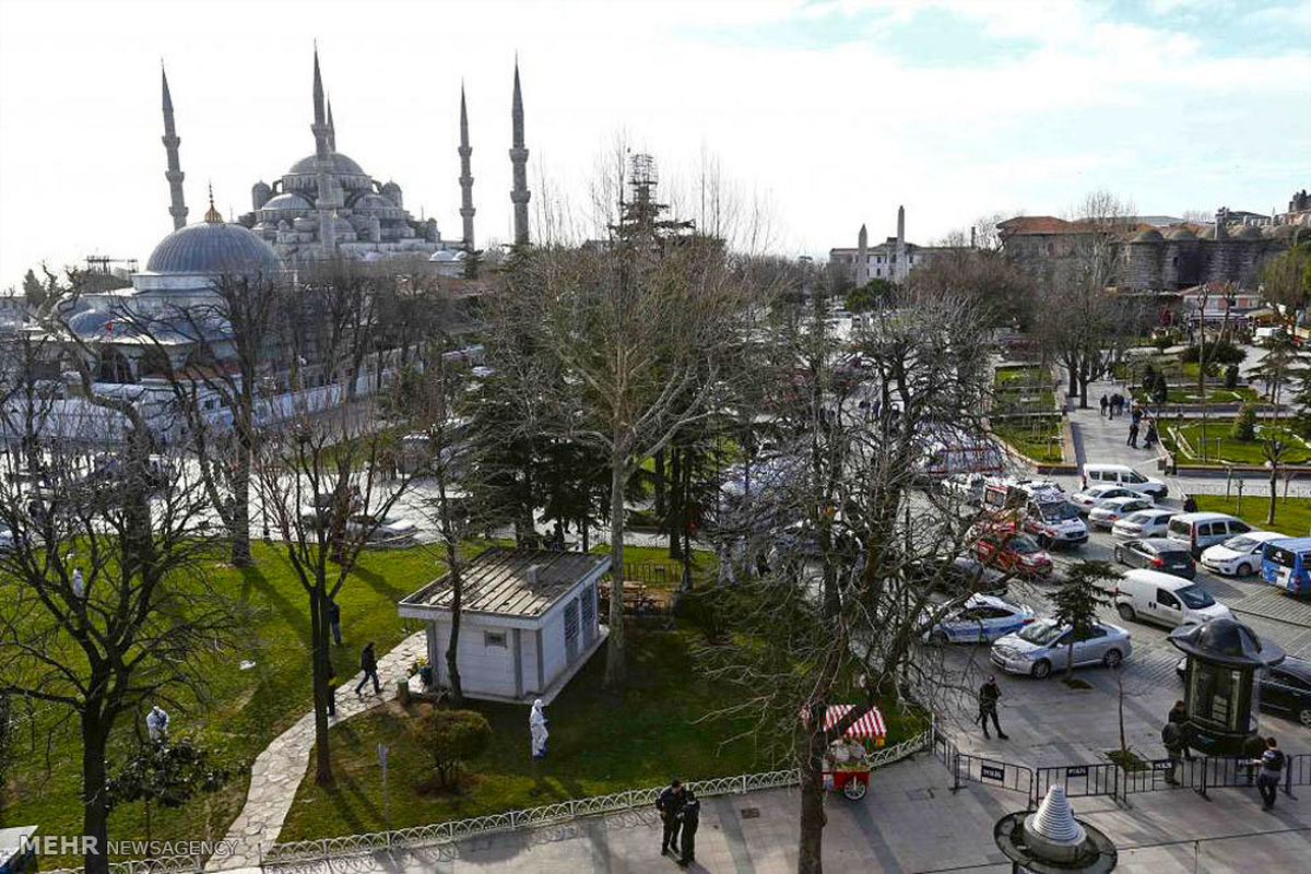 گزارش تصویری: انفجار تروریستی در استانبول ترکیه (+18)