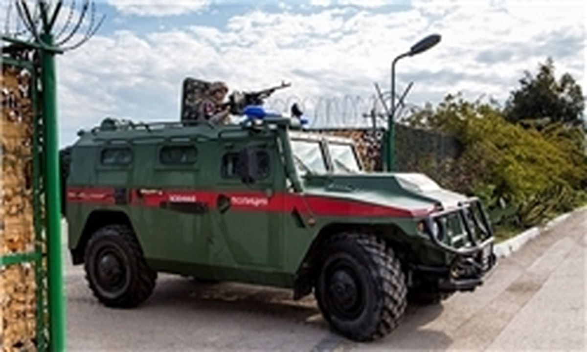 گشت‌زنی نیروهای ارتش روسیه در «دمشق»