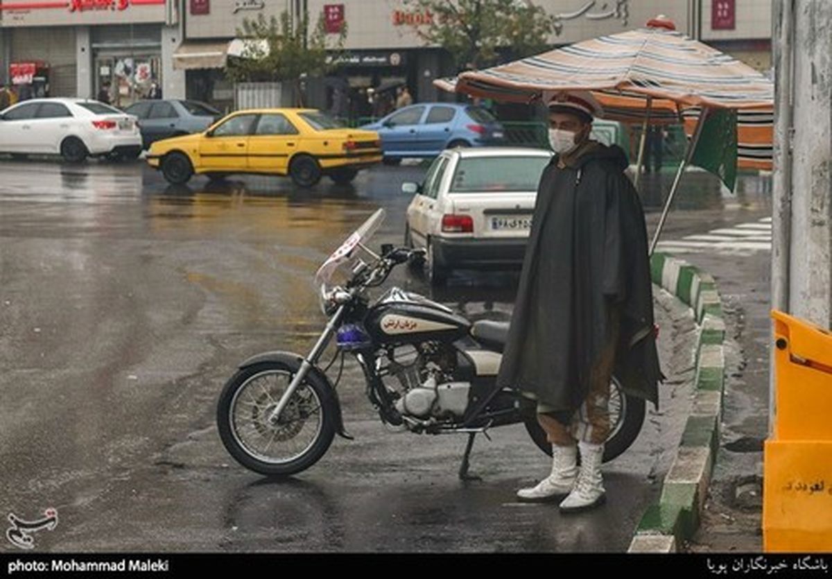 تصاویر: بارش باران در تهران