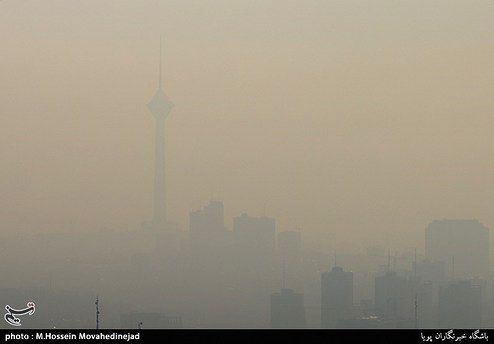 آخرین وضعیت آلودگی هوای تهران