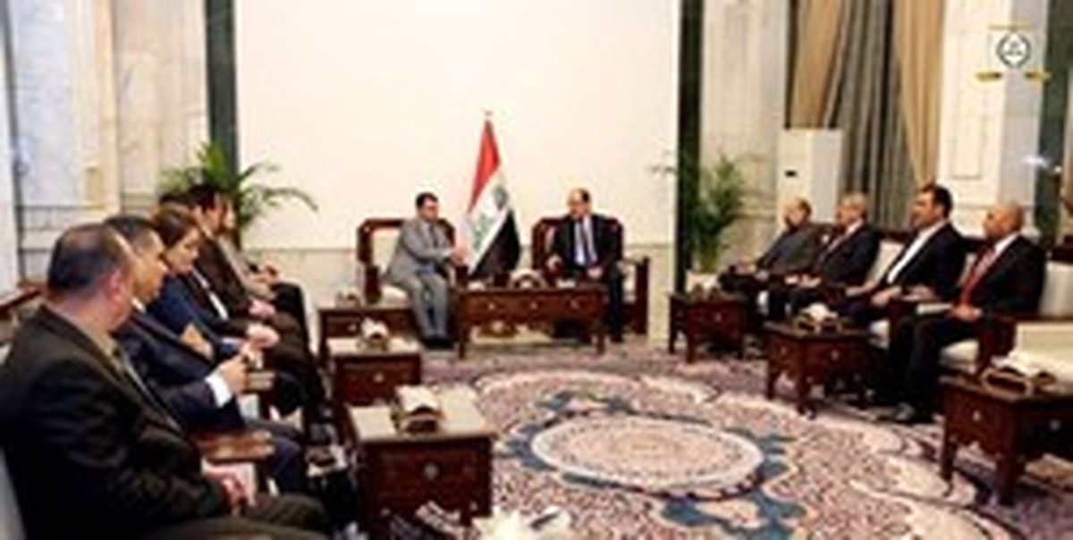 دیدار نوری المالکی با یک هیات کُردی در بغداد