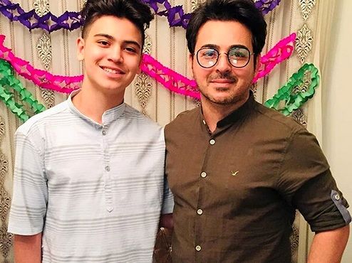 جوانی باور نکردنی بازیگر سریال خط قرمز در کنار پسرش +عکس