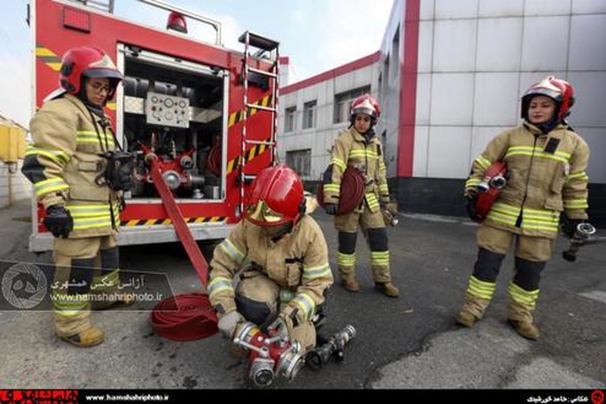 تصاویر: ایستگاه زنان آتش نشان