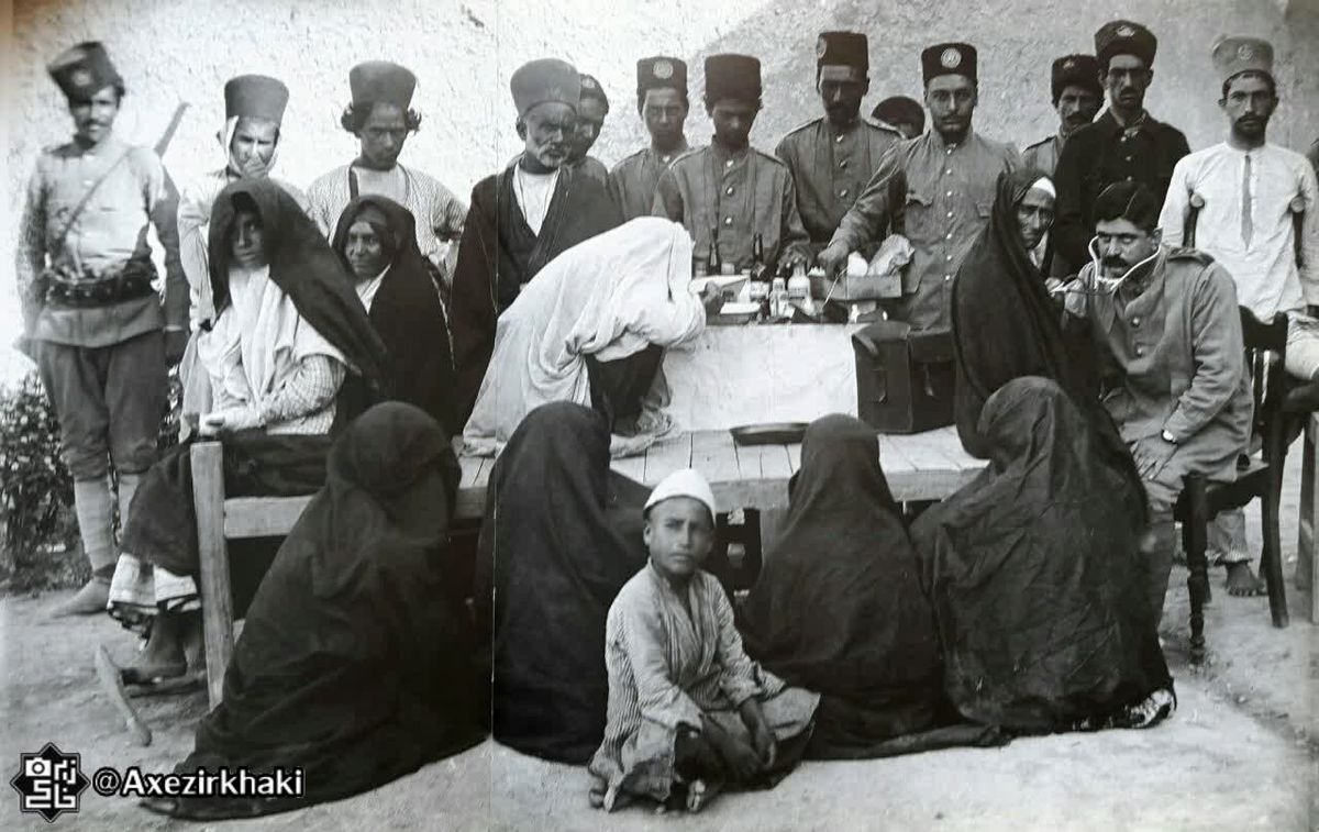 عکس تبلیغاتی انگلیسی‌ها از پلیس جنوب ایران