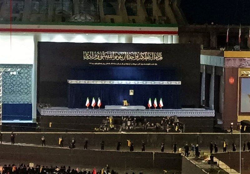 جایگاه پیکر مطهر رهبر شهید با رنگ‌وبوی حسینیه امام خمینی(ره)