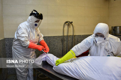 تصاویر: بلوک ویژه اموات کرونایی در وادی رحمت تبریز