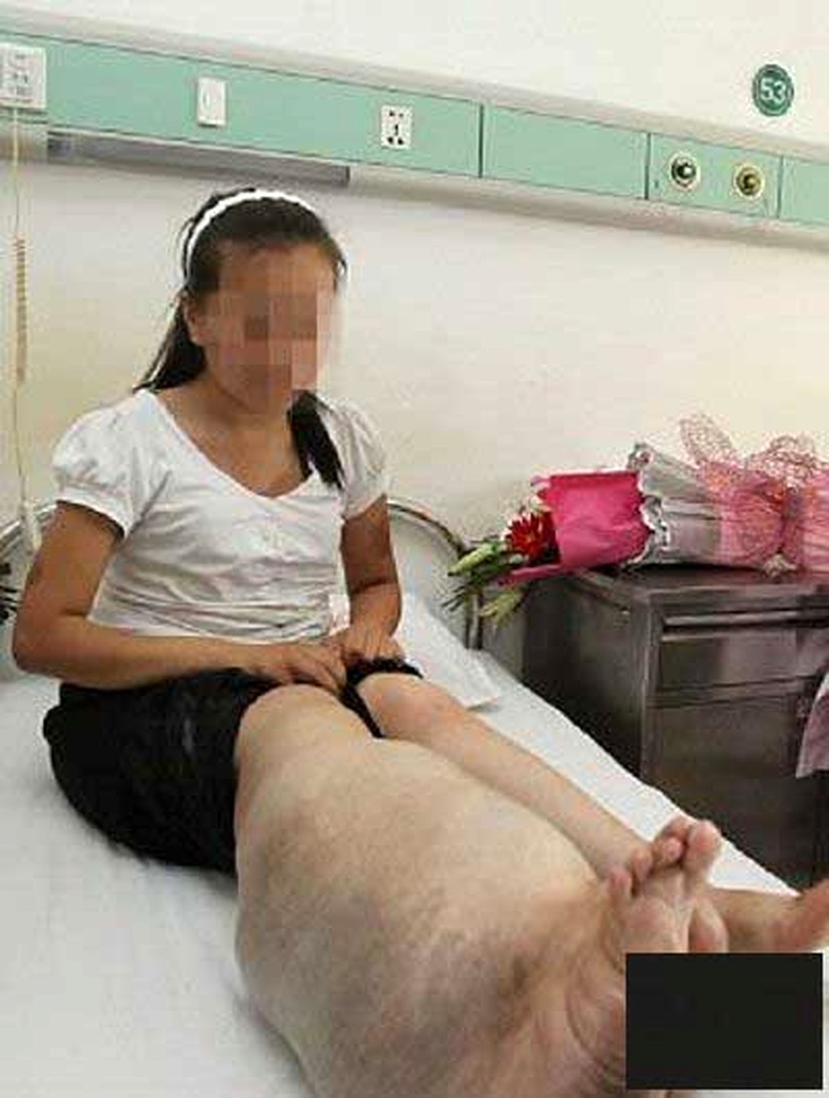 دختری‌که‌ازخبرقطع‌پایش‌خوشحال‌شد/عکس