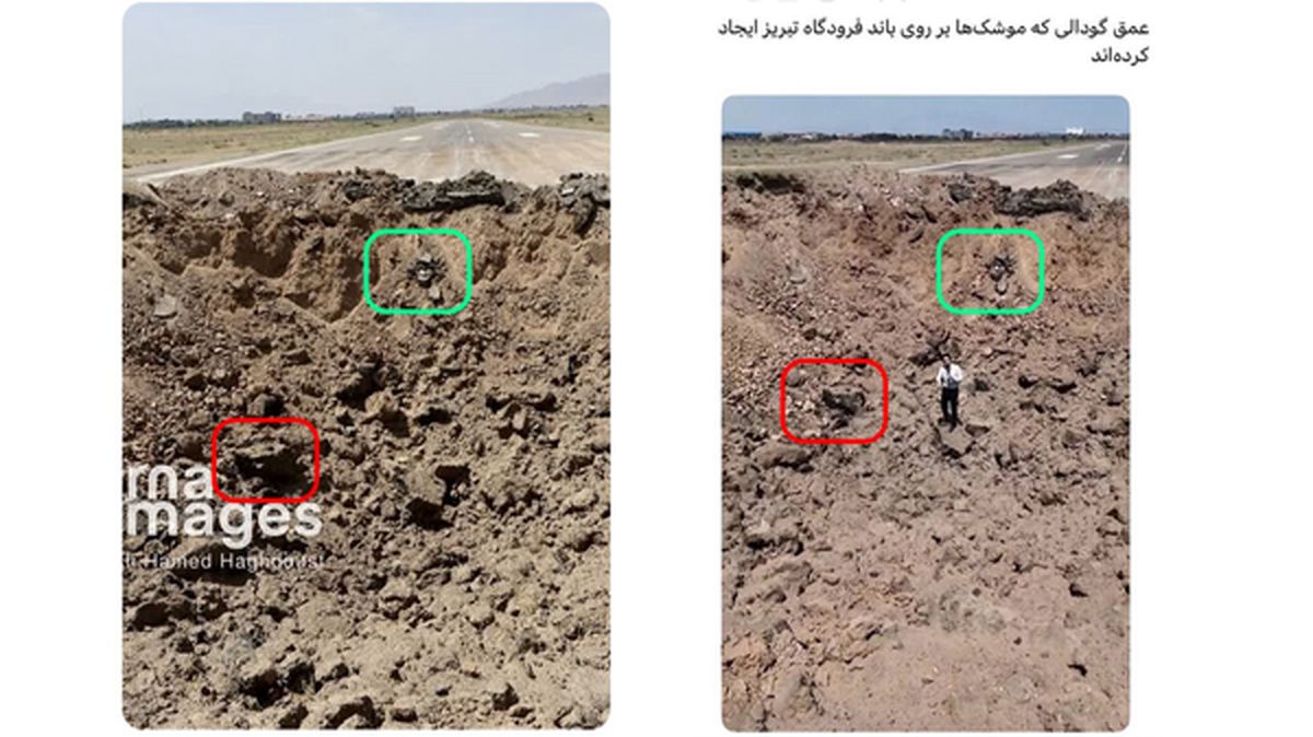 سوء‌‌استفاده از خطای دید برای بزرگنمایی حمله به فرودگاه تبریز