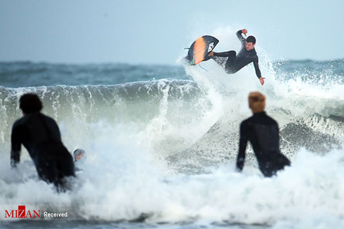 تصاویر: موج سواران نیوزلند