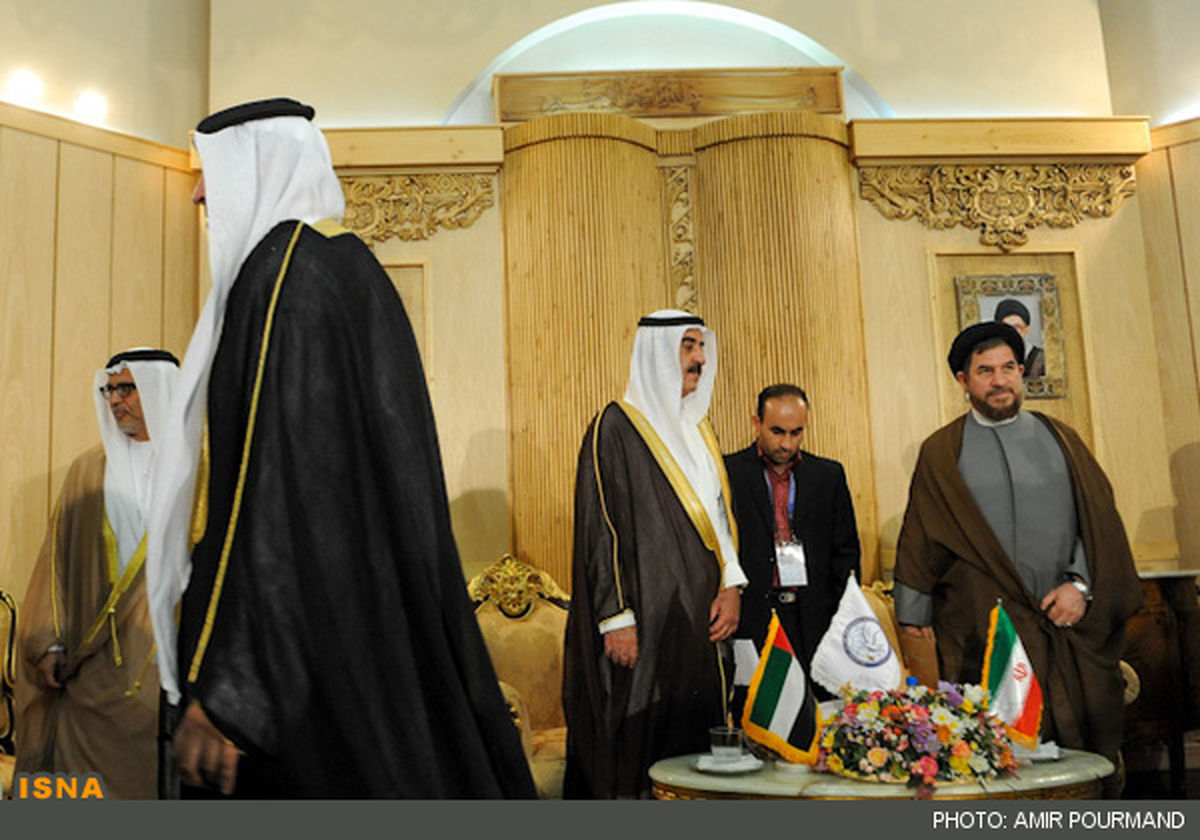 تصاویر/ ورود عضوشوراي عالي‌امارات به‌تهران