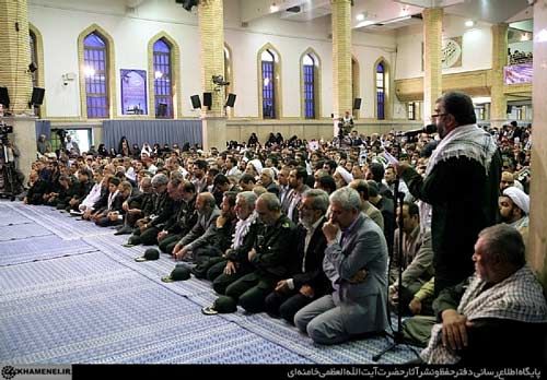 عکس/ دیدارجمعی ازمردمفارس بارهبرانقلاب