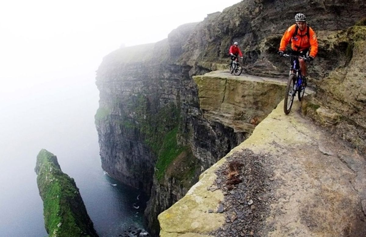 هیجان انگیز ترین مسیر دوچرخه/عکس
