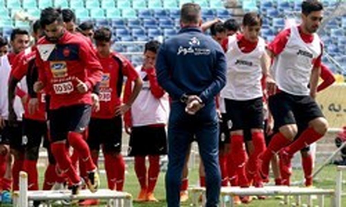 اتفاقات تمرین امروز پرسپولیسیها +تصاویر