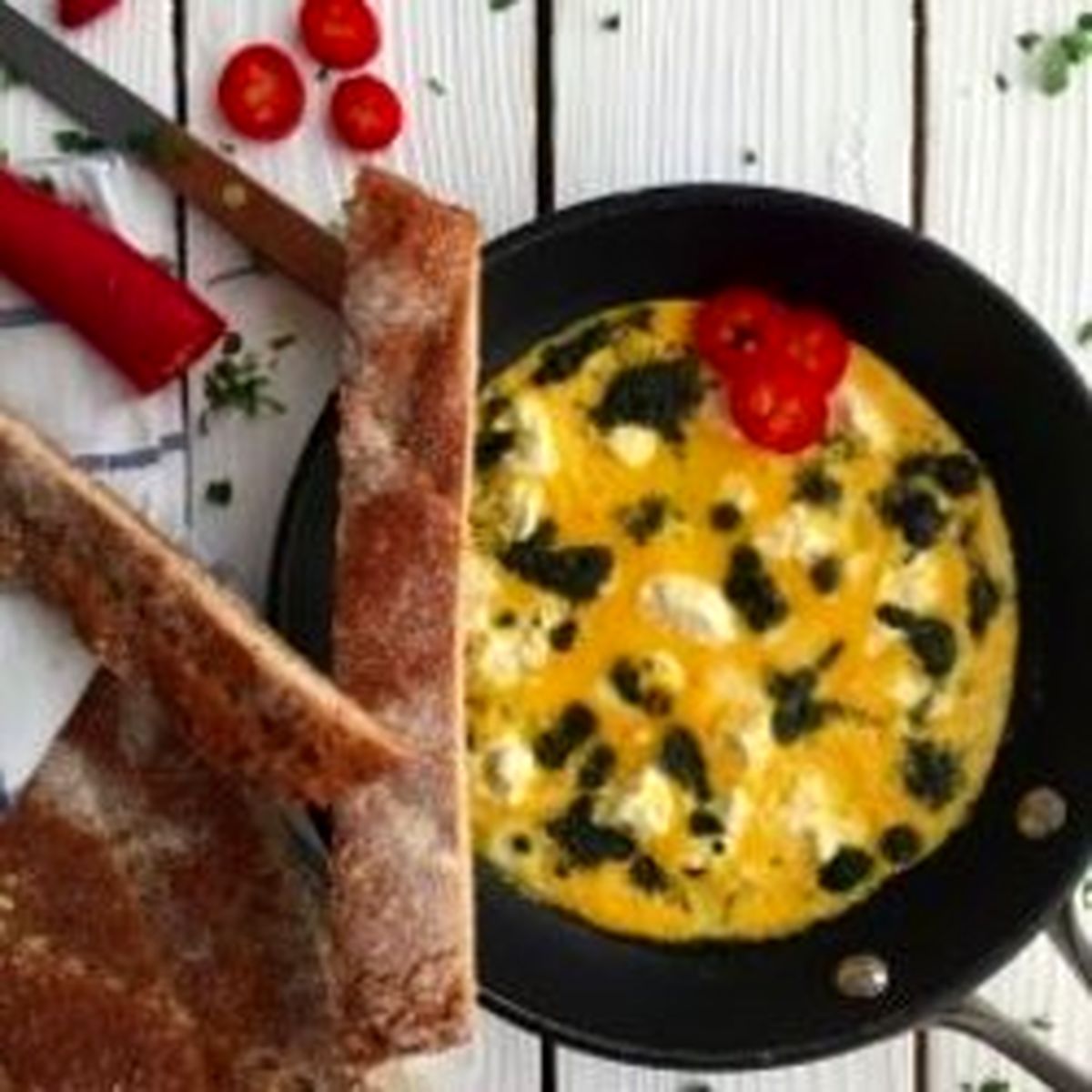 دستور پخت املت پنیر و شوید