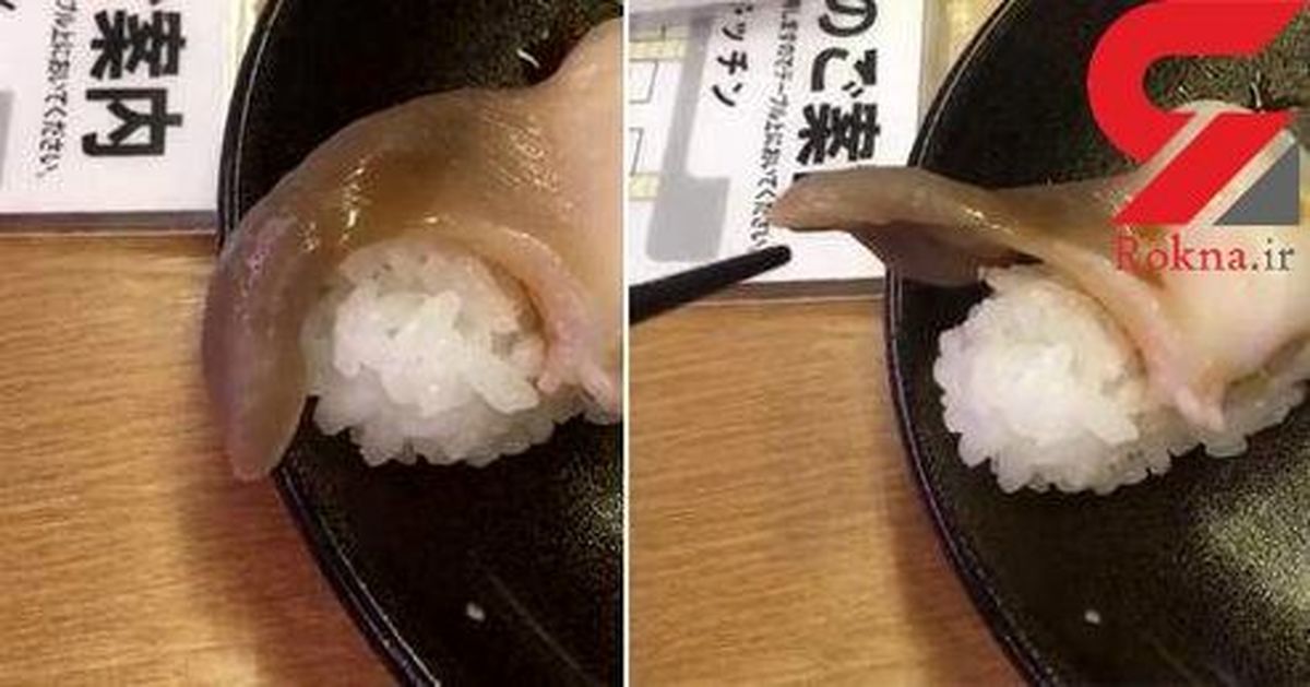 زنده شدن ناگهانی غذای مشتری، باعث سکته زن جوان شد+عکس