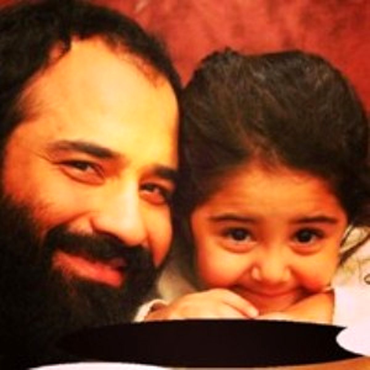 عكس/ رضا هلالي و دخترش