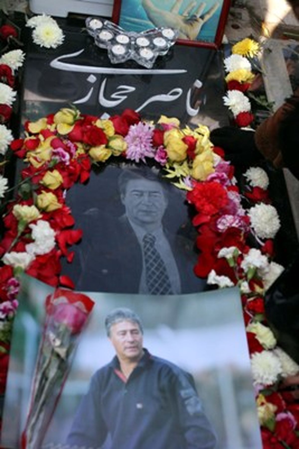 سالگرد تولد ناصر حجازی در بهشت زهرا