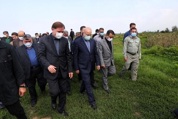 تصاویر: بازدید قالیباف از وضعیت تالاب انزلی 