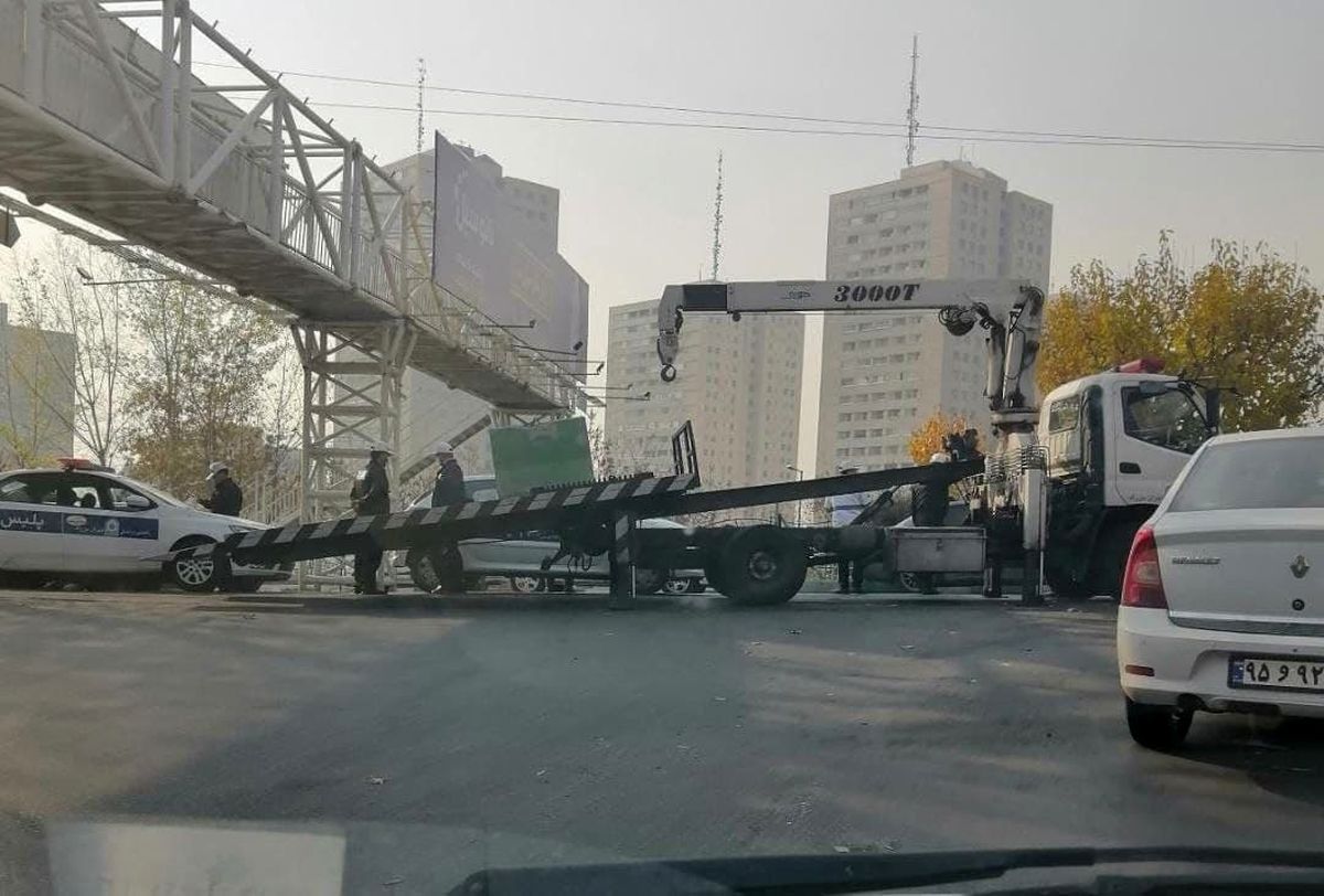 پلیس ورودی نمایشگاه بین المللی تهران را مسدود کرد +عکس