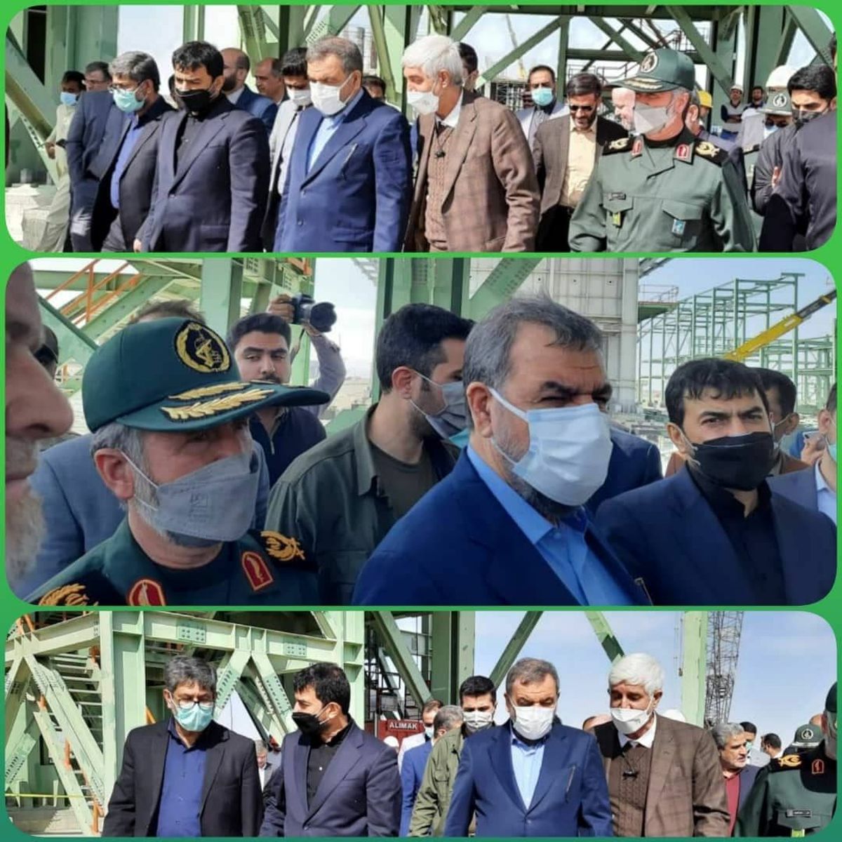 بازدید محسن رضایی از پروژه فولاد مکران و پتروشیمی چابهار